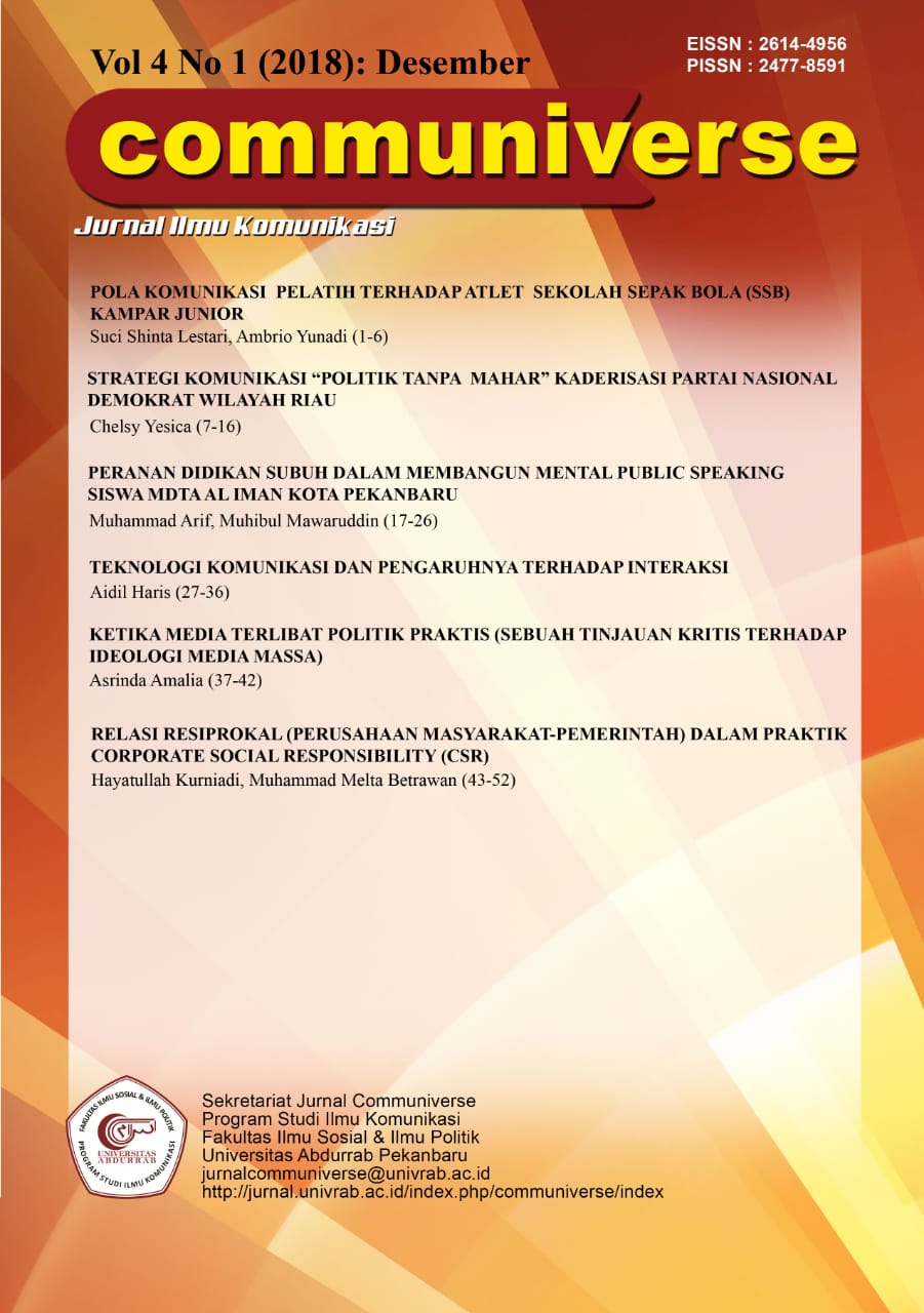 Jurnal Communiverse